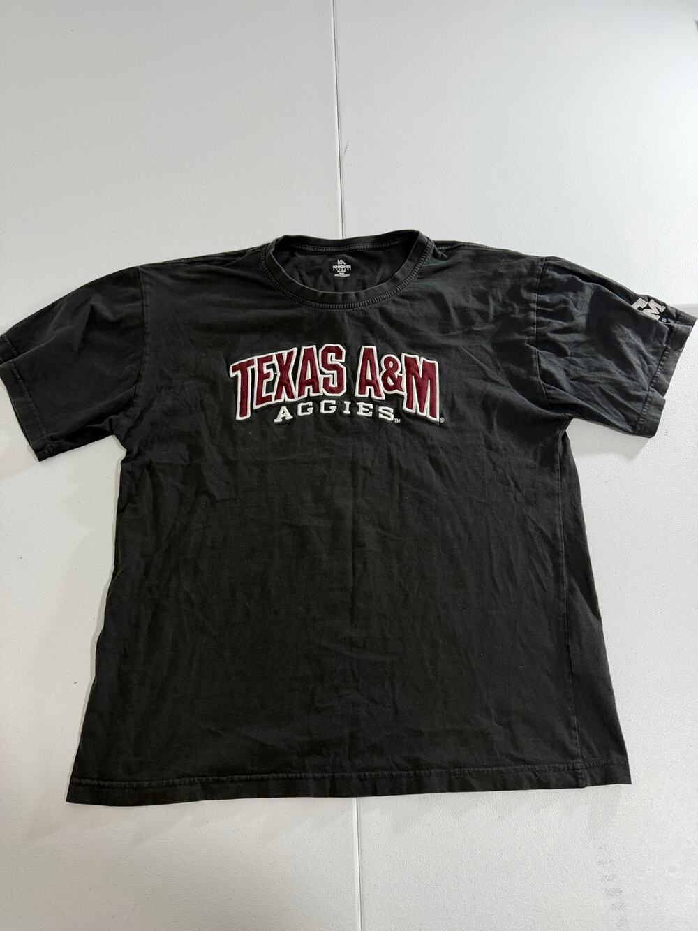 Texas A&M Aggies T-Shirt Men’s XL Black Maroon Knights Apparel Graphic Tee